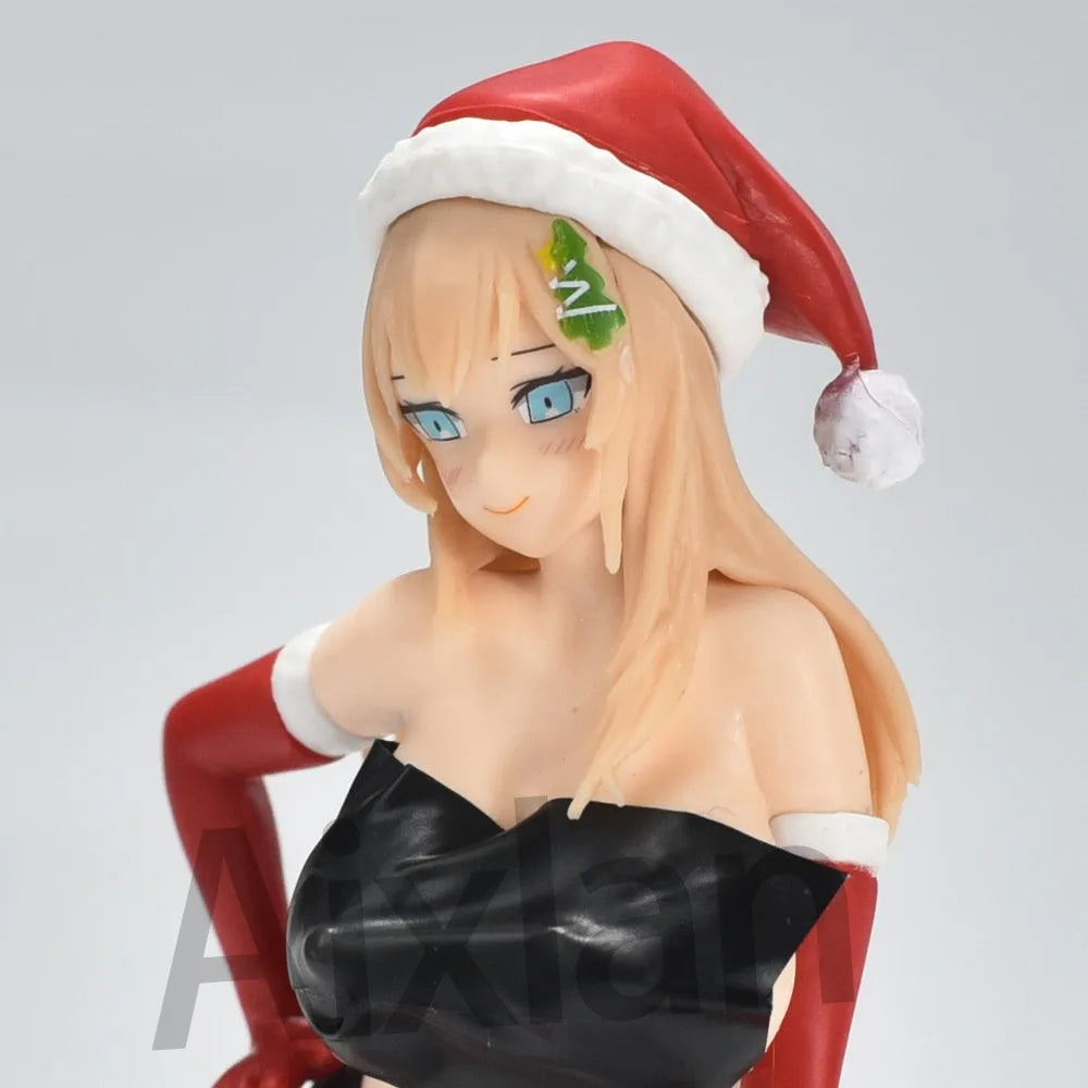 Aixlan NSFW Insight Figur Carol Lu Nikukan Sexy Mädchen Weihnachtsgeschenk 12cm PVC Actionfigur Spielzeugsammlung Modellpuppe