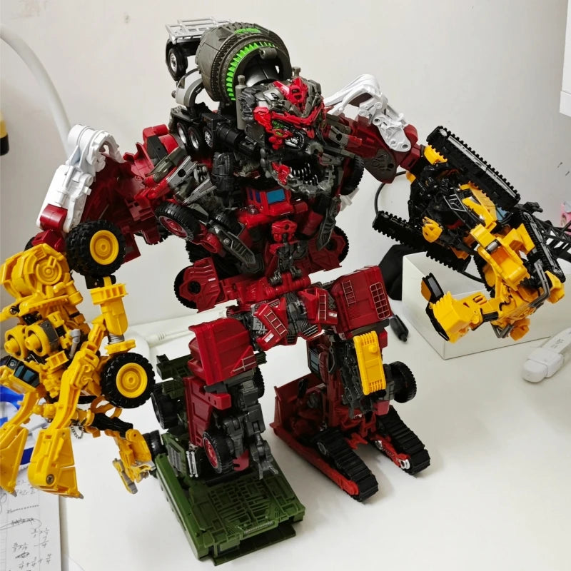 AOYI NEW 8 IN 1 Big Transformation Devastator Action Figure Toys Robot Car Anime Series Model Classic Boy Kids Gift DD03 DD04