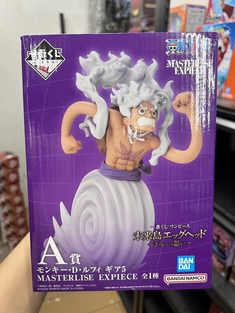 Original Genuine Model Bandai Ichibankuji One Piece Miraijima Egghead My Feelings for You Figure Anime Figurine Toys Gifts