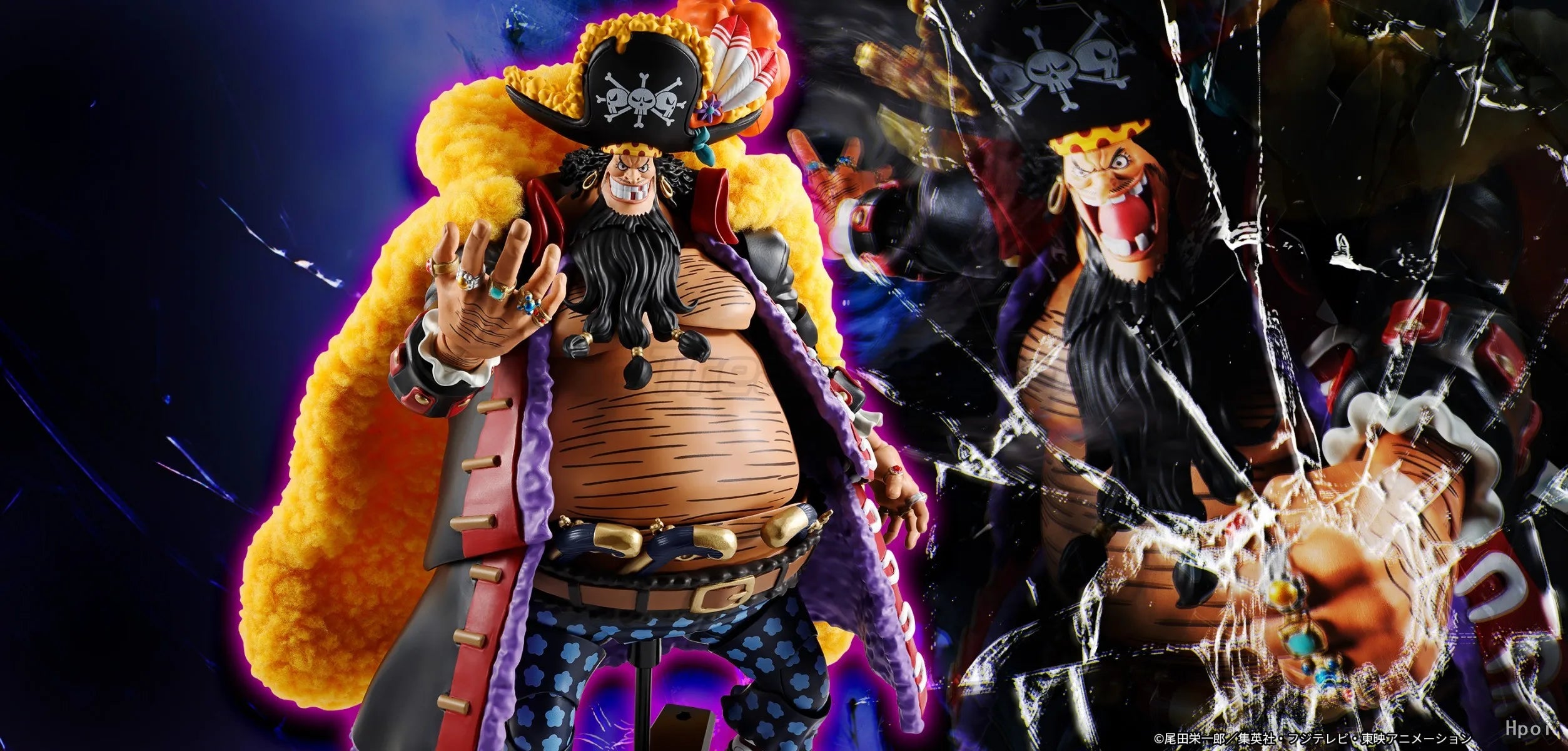 【MT】Original BANDAI S.H.Figuarts ONE PIECE Marshall D. Teach Figure Toy Collection Model