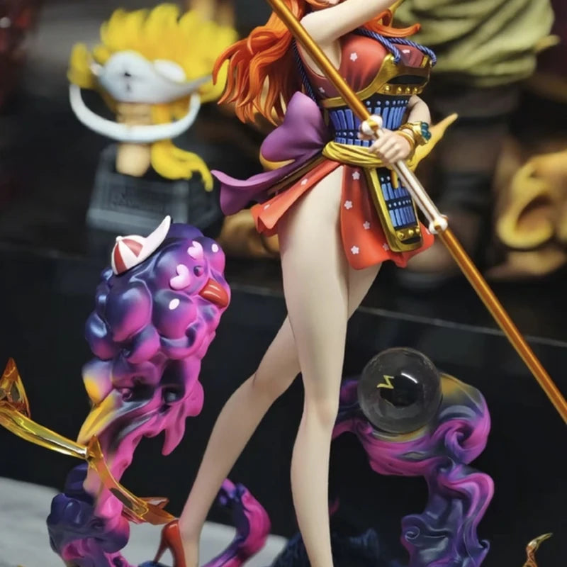 One Piece Oni Island Samurai Nami Anime Figure Action Figurine Pvc Statue Model Room Collection Decoration Toys Christmas Gift