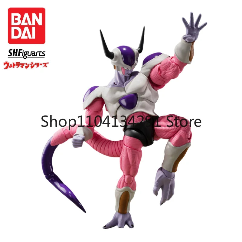 Original Stock Bandai Soul Limited Edition SHF Dragon Ball Z Frieza Great King Frieza Second Form Exquisite Gift Toy Model