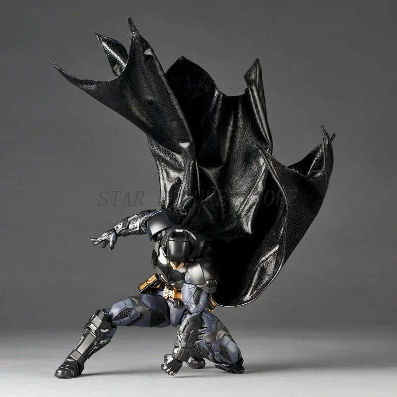 Erstaunliche Yamaguchi Arkham Knight Actionfigur Anime Bewegliches Sammlermodell Revoltech Arkham Asylum Bruce Wayne Figur Spielzeug