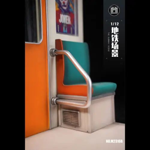 MMMtoys M2316B 1/12 lights can be turned on The Subway Scene Resin Model Fit 6in Action Figure