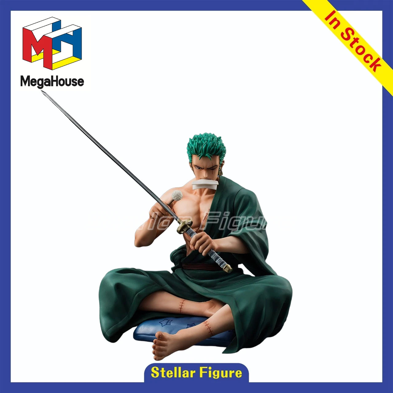 【SF】In Stock MegaHouse EXCELLENT MODEL ONE PIECE Roronoa Zoro 1/8 Scale Figures Model Collection Gift