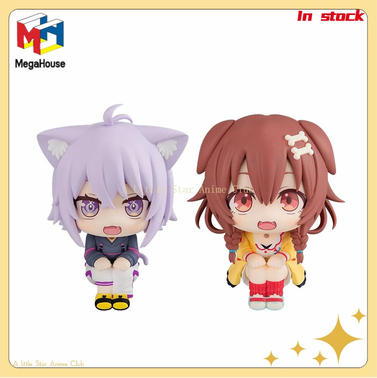 In Stock Original MegaHouse Look Up Hololive Inugami Korone/Nekomata Okayu Animation Figures Model Collection Ornaments Toys