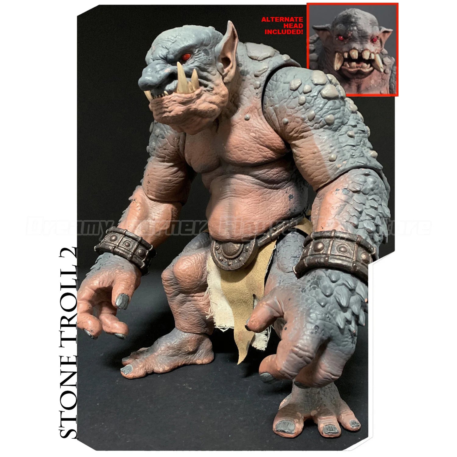 【In Stock】Original Four Horsemen Studios Mythic Legions All Stars 3 STONE TROLL 2 1/12 Action Figure Toy Model Collection