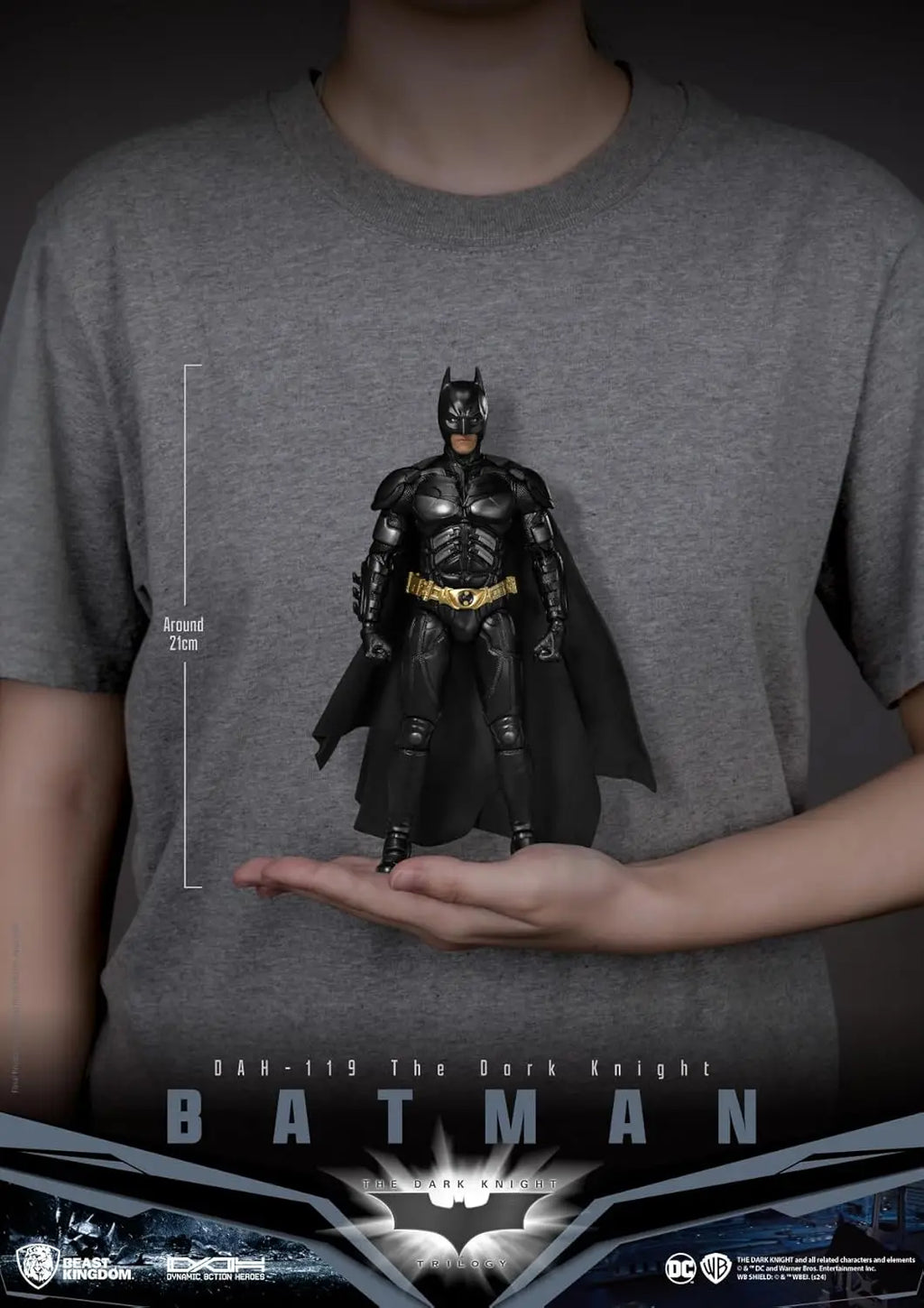 8Inch Original Beast Kingdom DAH-119 DC Batman The Dark Knight Action Figures Collection Gift Toys
