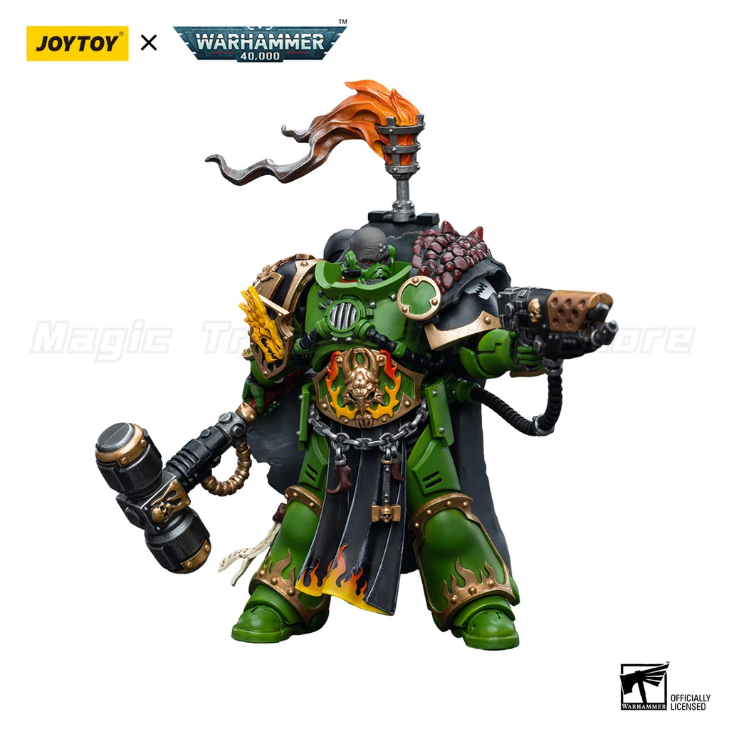 【In Stock】JOYTOY Warhammer 40K Salamanders Captain Adrax Agatone Figure Toys Gifts 1/18 Action Figure