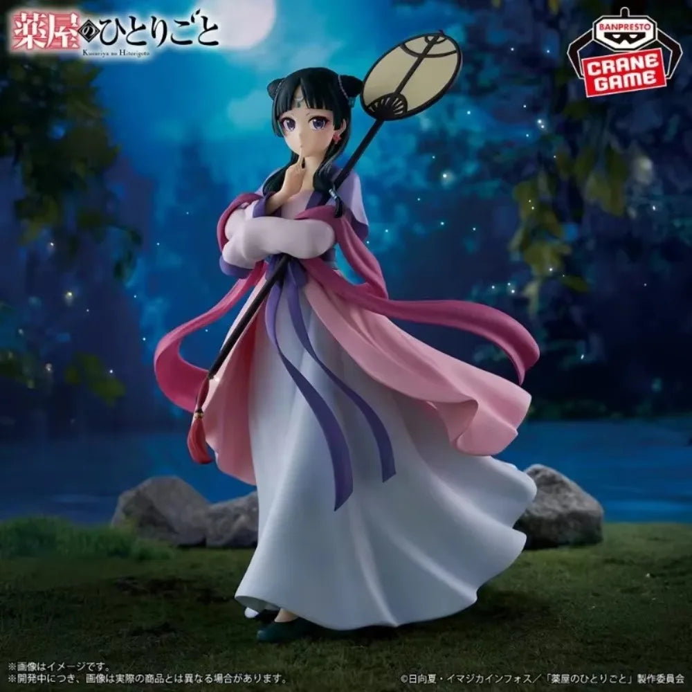 In Stock Bandai Original Genuine Anime Kusuriya No Hitorigoto Maomao Nekone Figure Tsukisei 20cm Banpresto Model Toy Figure Gift