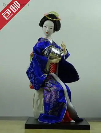 30cm Statuette Ethnic Japanese Geisha Dolls Kimono Dolls Belle Girl Lady Collection Home Decoration Miniature Figurines