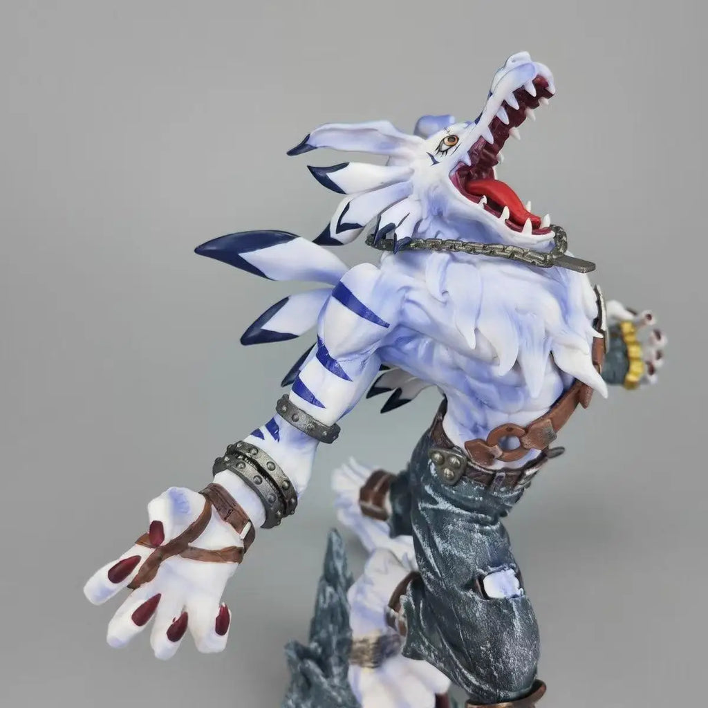 20cm/7.87in Anime Digimon Adventure Figure Garurumon Action Figures Pvc Pvc Statue Collectible Model Toys Gifts