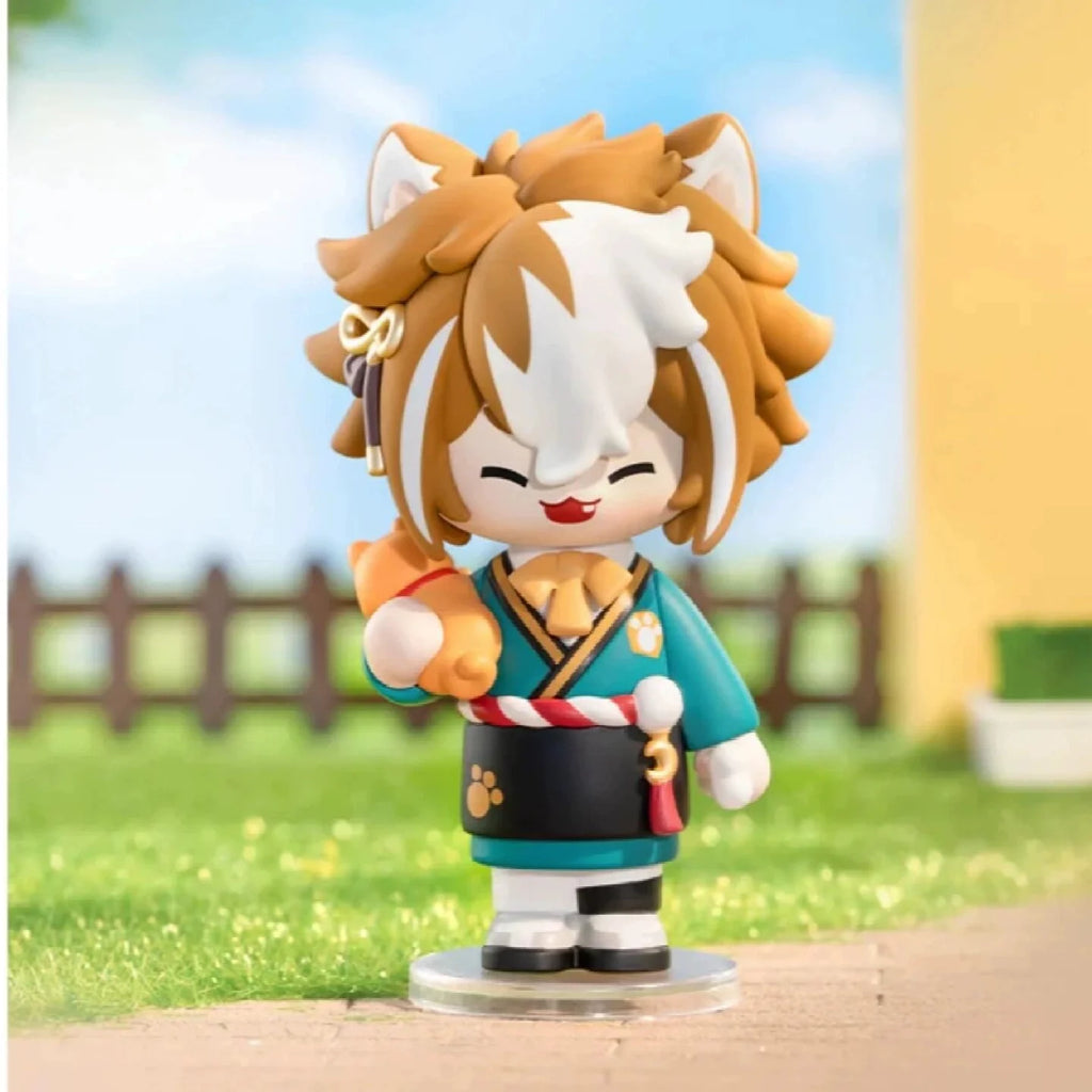 Tcv Popmart Genshin Impact Dress-Up Dreams Themed Chibi Series Blind Box  Q Mini Figure Toy Mystery Box Surrounding Walnut Wendy