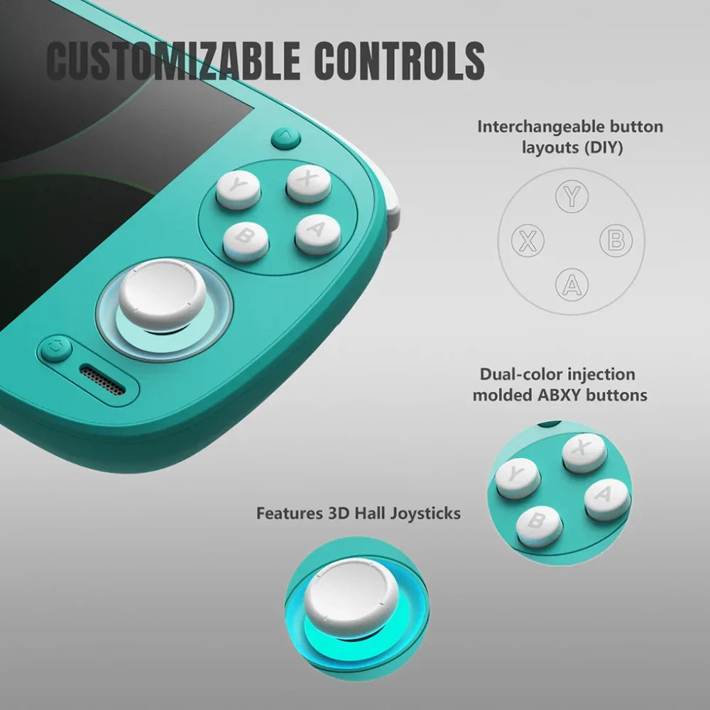 Retroid Pocket G2 Handheld Game Console Android 15 5.5 Inch 1080P AMOLED Screen 5000mAh Hall-Effect Joystick RP G2 Game Console