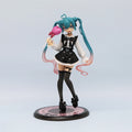 18cm Sexy Girl Hatsune Miku Anime Figure Fashion Subclture Miku Action Figure Room Decorations PVC Collection Model Doll Toys