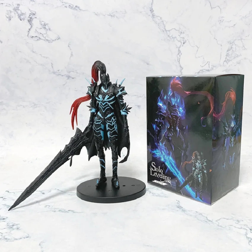 Anime Solo Leveling Shadow Knight Commander Yagerit's Bloody Shadow Legion Figurine Pvc Modell Desktop Ornament Spielzeug Geschenke