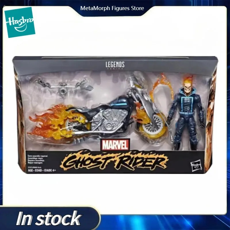Original Hasbro Marvel Legends Series Ghost Rider Anime Figure Toy Collection Gift