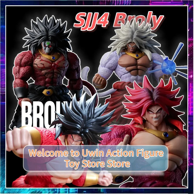 [Fast Shipping] Dimensional Mythical Kong Studio Beast God 1/12 Broly Moon Chasing Sun Chasing Wolf Super Four Broly Model Toy