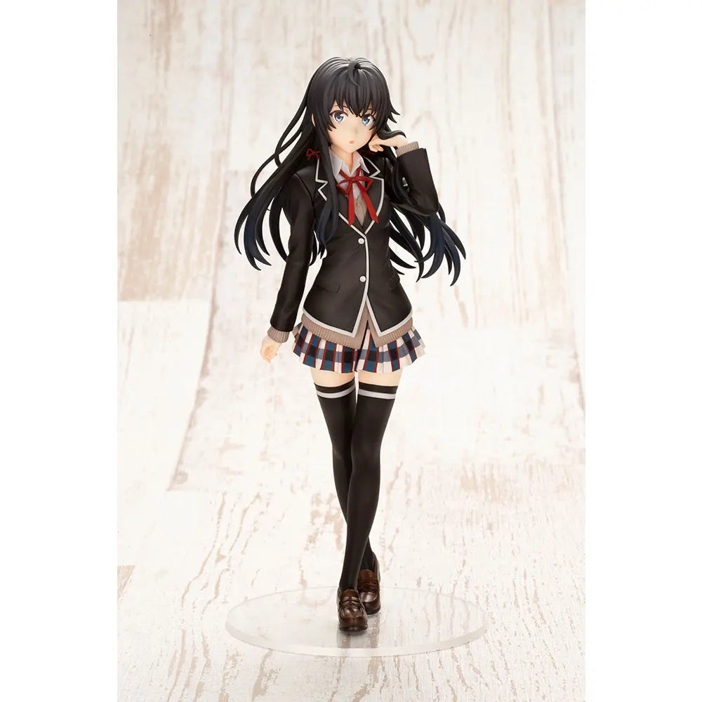 20CM Anime Yahari Ore no Seishun Love Comedy Figure Yukinoshita Yukino Standing School Uniform Anime Model Toy Gift Collection