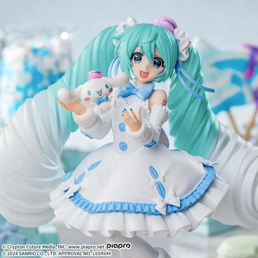 Original SEGA Luminasta Hatsune Miku Noddle Stopper Anime Figure Toys Action Figure PVC Model Collection Doll Gift