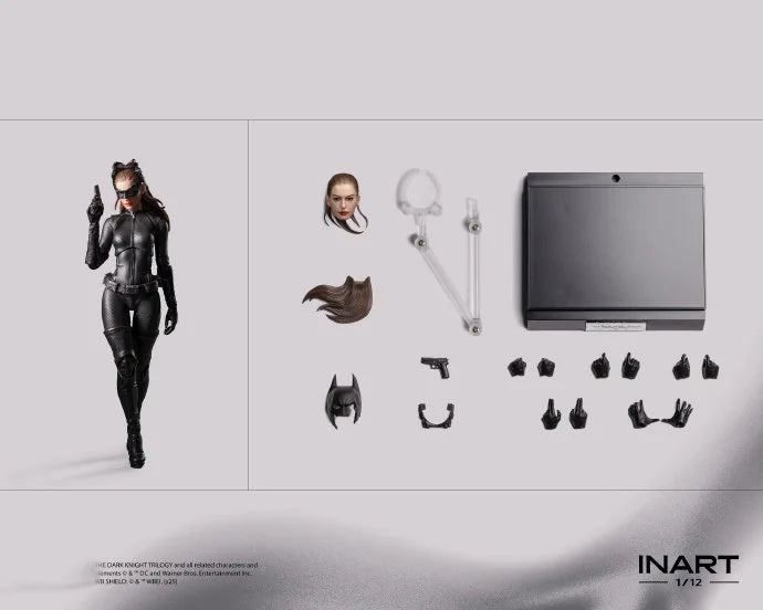 In Stock INART Catwoman Selina Kyle 1/12 Movability Model Toys THE DARK KNIGHT RISES QUEEN STUDIOS