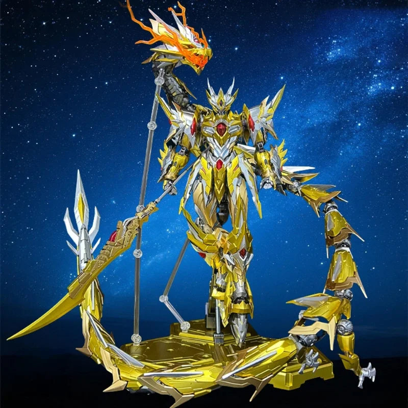 Motioneer Ao Bing (Custom Metallic Finish), Bai Qi, Ne Zha, Cao Ren, Red Oni & Ruo Weiyuan -  Mecha Assembly Models Gifts Fboys