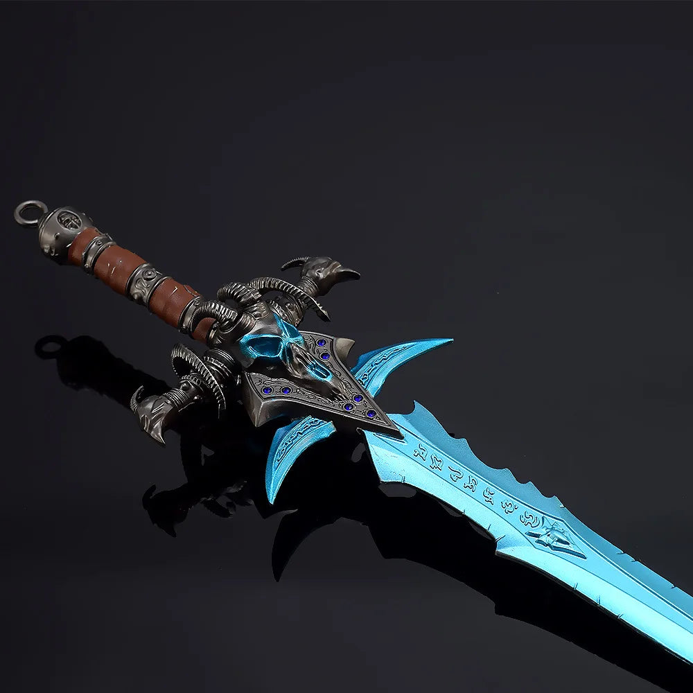 World of Warcraft Оръжие Frostmourne Nerzhul The Lich King Игра Периферна 30 см Метална игра Катана Самурайски меч Подаръчни играчки Оръжие