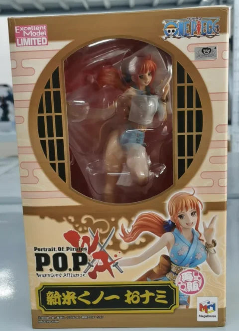 【SF】In Stock MegaHouse P.O.P Warriors Alliance ONE PIECE Nami 1/8 Scale Figures Model Collection Gift