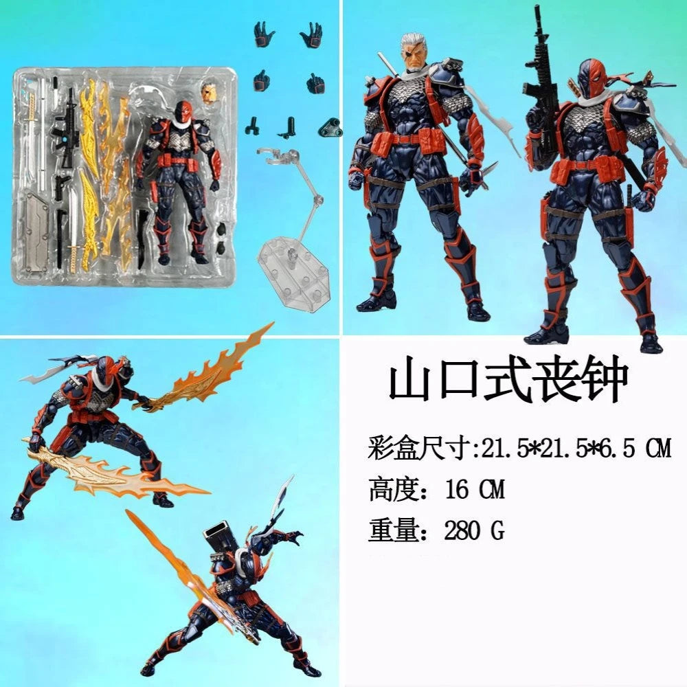 Anime Deathstroke Yamaguchi Style Action Figures Cute Joint Mobility Gk Desktop Decoration Model Toy Kid Hobbies Collection Gift