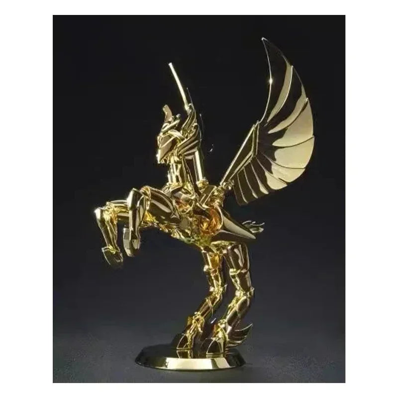 Auf Lager: Bandai Original Saint Seiya EX Saint Cloth Myth Final Pegasus 24K vergoldete Actionfigur – Spielzeug, Geschenk für Kinder
