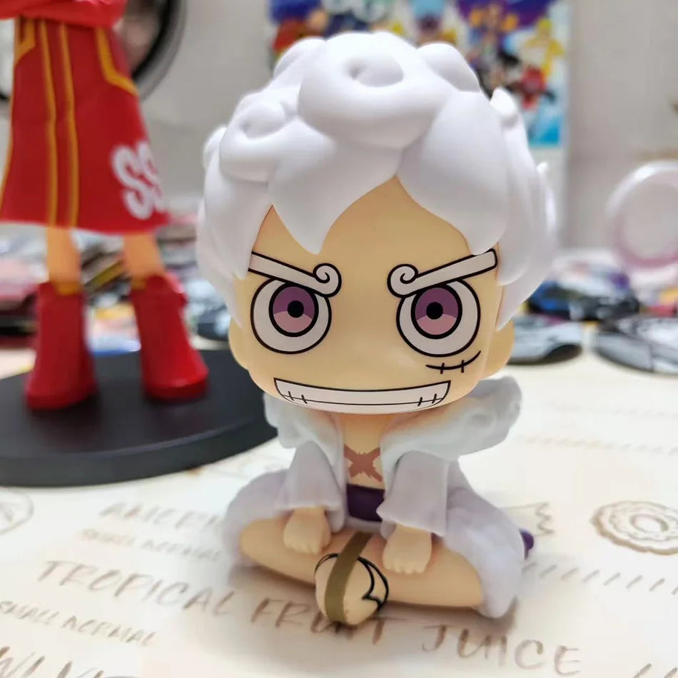 Hot Anime Figure Look Up Gear 5 Monkey D. Luffy Action Figure Q Version Luffy Figurine PVC Collection Model Doll Toy
