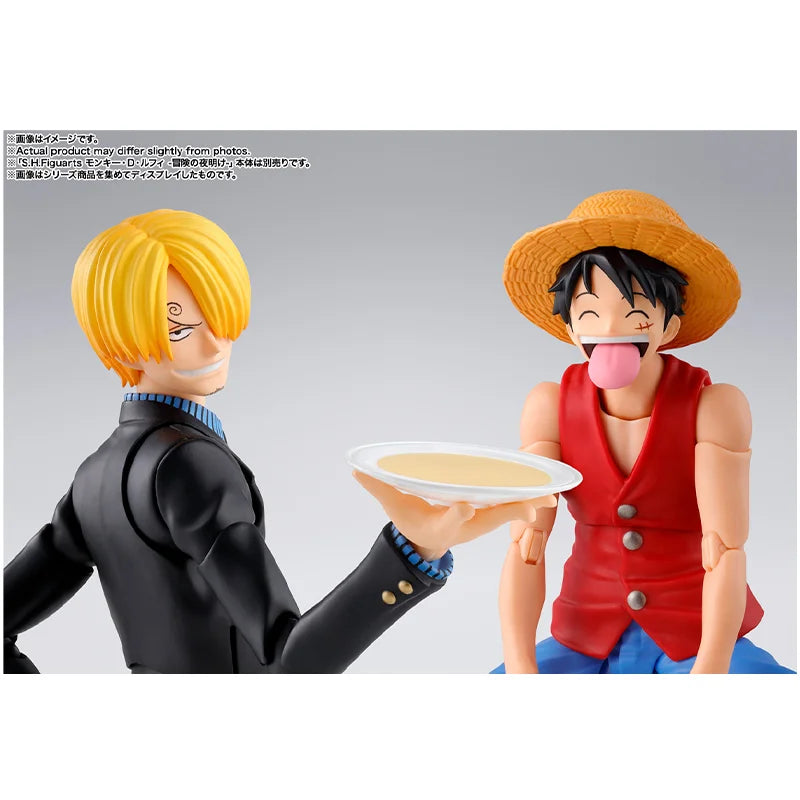Bandai Original Anime Figure One Piece S.H.Figuarts SANJI -ROMANCE DAWN-Action Figurine Toys Model Toy Gift for children