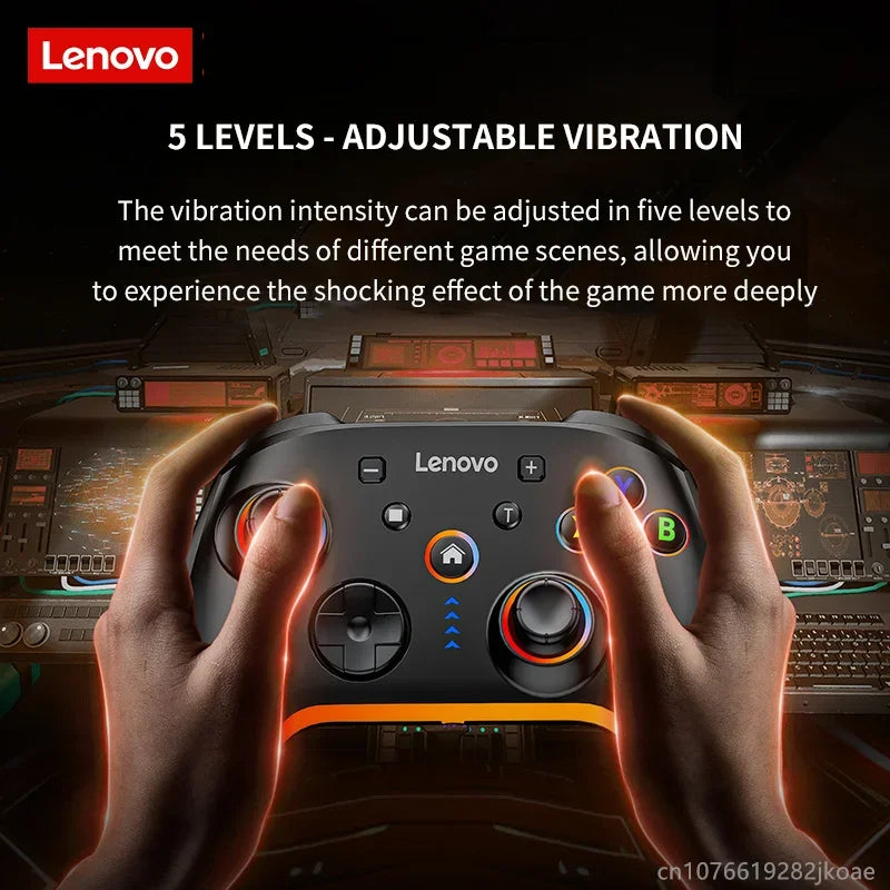 Lenovo S03 Gamepad Wireless Bluetooth Gaming Controller Hall Trigger Joystick Mecha-Tactile Buttons For Switch PC Android IOS