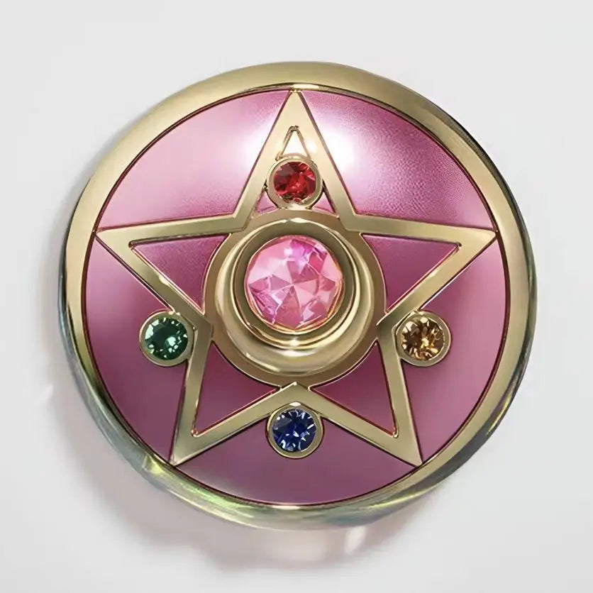 In stock BANDAI PROPLICA Sailor Moon Crystal Star Transformer Bright Color Reprint Sound and Light Action Figure Collection Gift