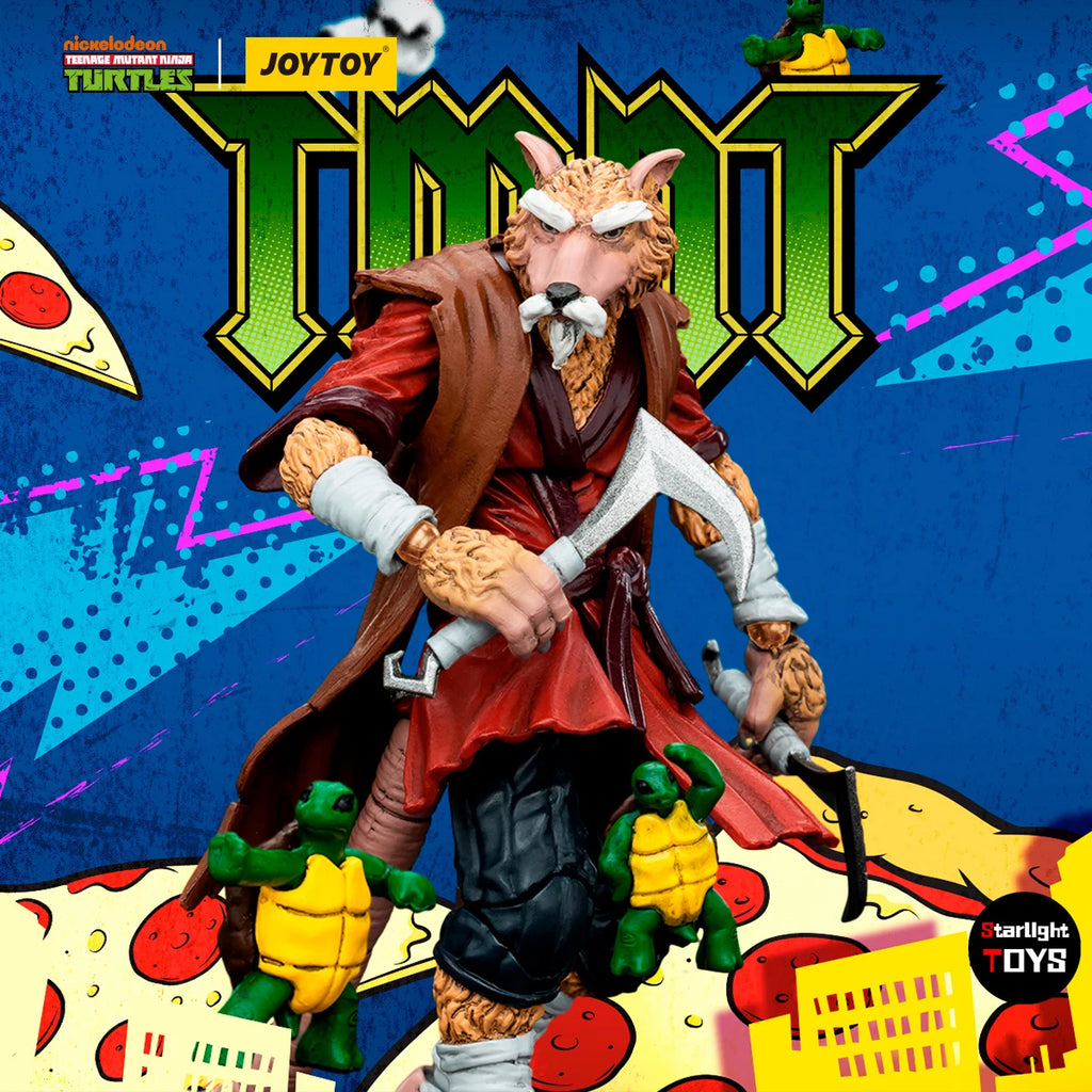JOYTOY 1/18 Action Figure TMNT-Splinter Model Toy Gifts