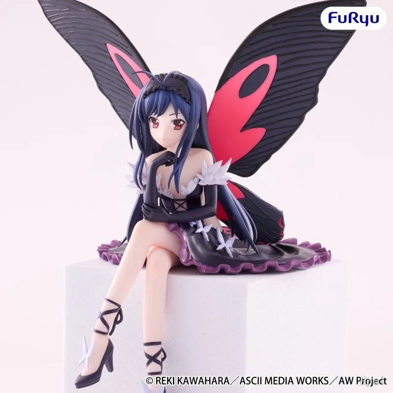 June 2026 Pre-sale Original FuRyu Noodle Stopper Figure Accel World Kuroyukihime 16CM Desktop Anime Toys Model Ornament Gift