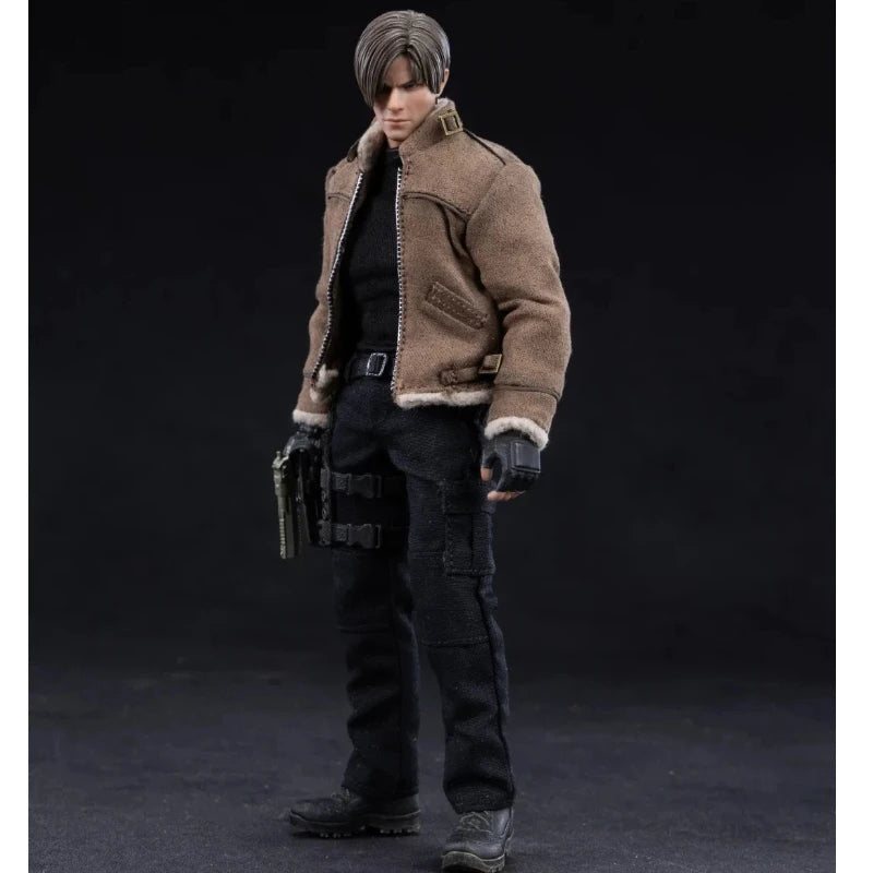 Biohazard Leon S. Kennedy Leon The Cleaner 1/12 Scale Action Figure Desktop Decoration Birthday Gift Model  Gift Fans
