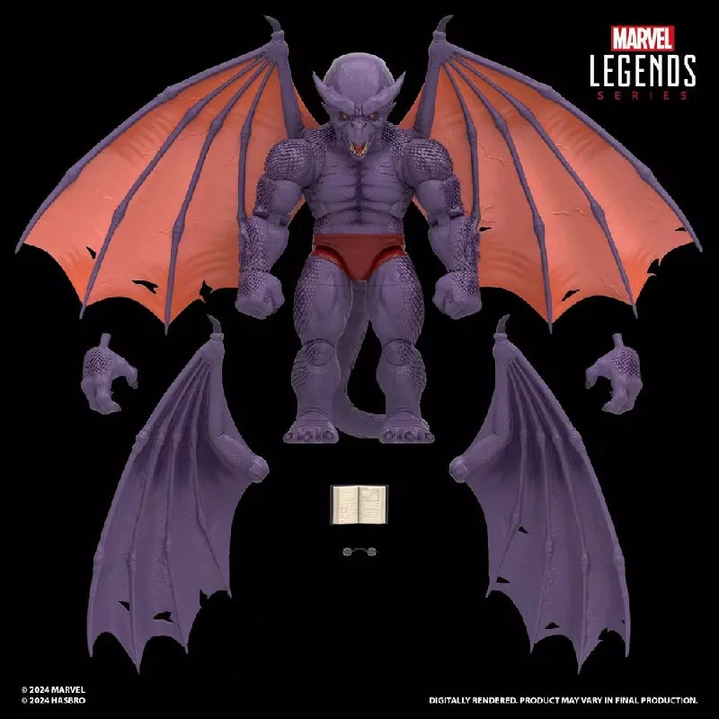In Stock Hasbro MarvelLegends Fantastic Four Dragon Man 10-inch Doll Collection Gift
