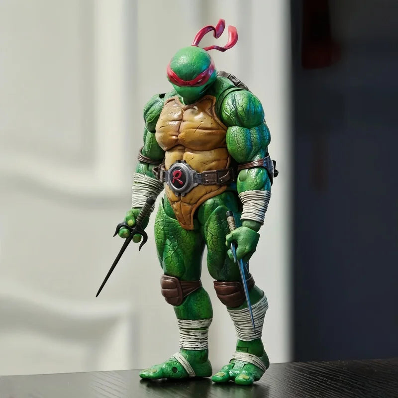 Hot Original In Stock Spirit Machine Soul Ninja Raphael Leonardo Action Figure Anime Model Desktop Collection Ornament Toys Gift