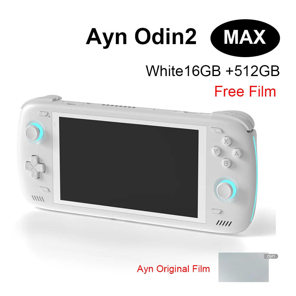 Ayn Odin2 Base Pro Max Handheld Game Console 6.0Inch Touch Screen 8Gen2 Android13 Wifi Portable Console Free Film