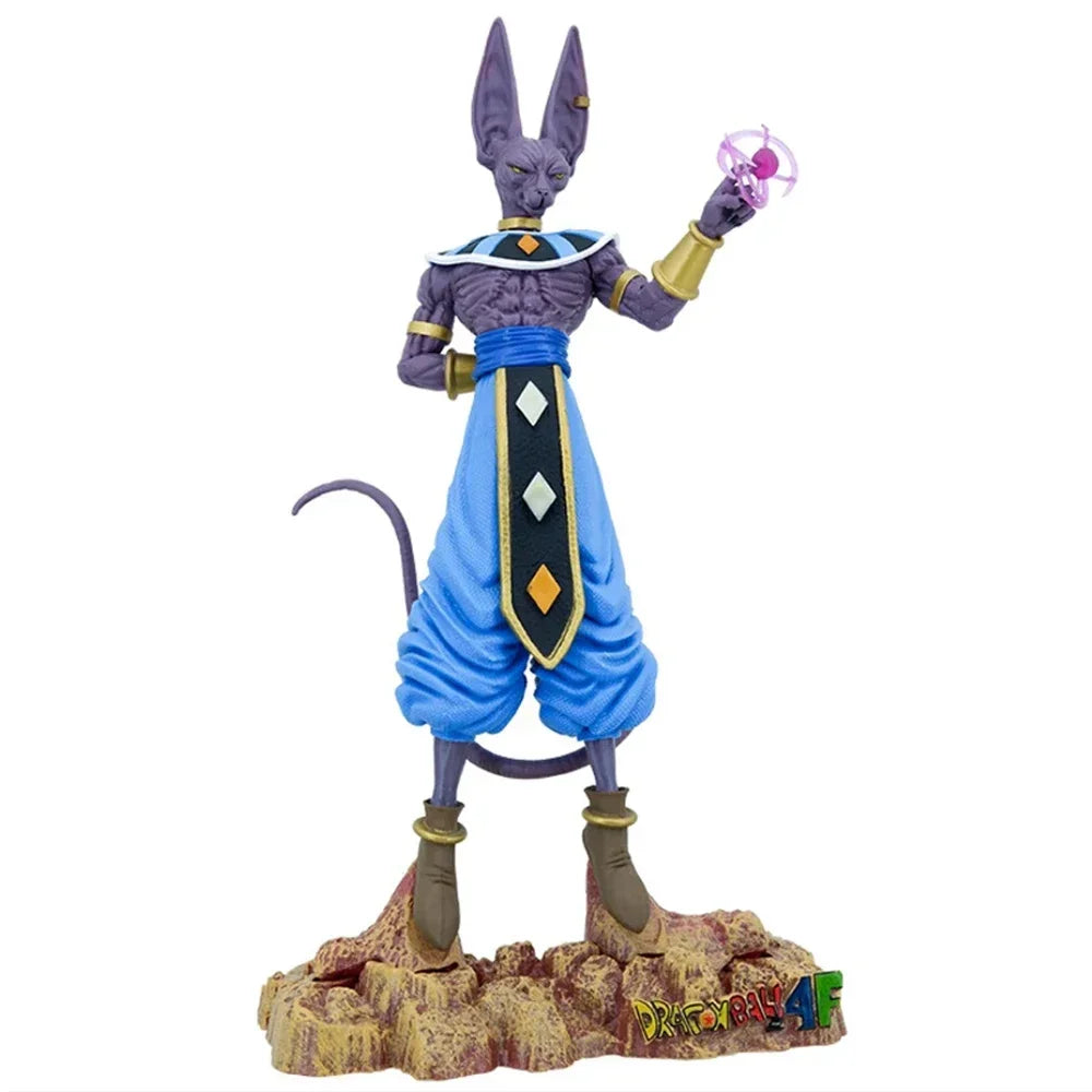 In Stock 30cm Anime Dragon Ball Z Beerus Figure Super God of Destruction Figures Collection Model Toy For Children Gifts