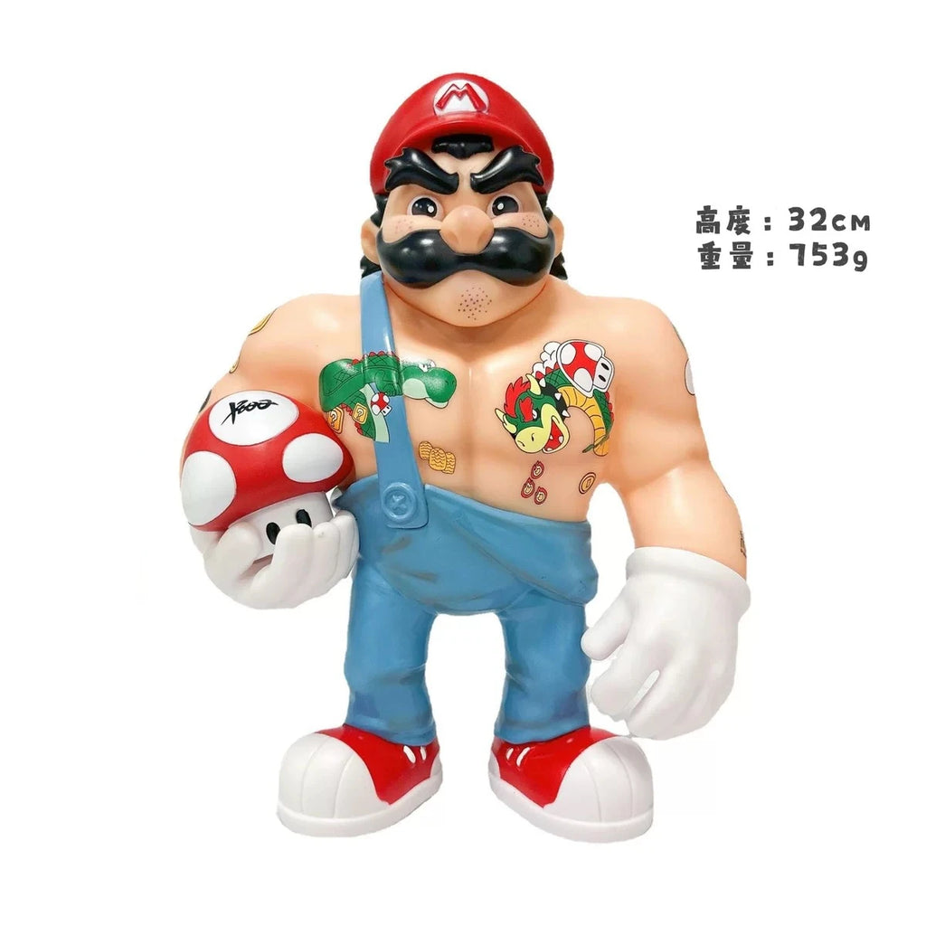 Neu Anime Große Größe Bowser Figuren PVC Bros Hut Kann Nehmen Off Spielzeug modell Für kinder