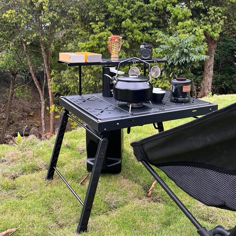 Camping IGT Table Board with Storage Bag Spider Stove Table Plate Portable IGT Table Plate for SOTO Spider Stove Accessories