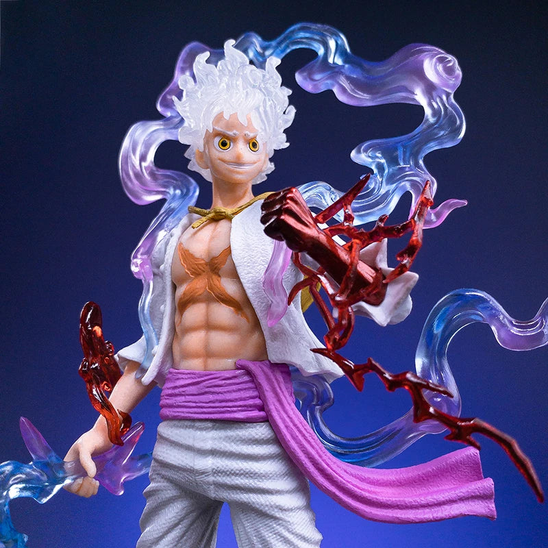 19 см One Piece Аниме Екшън Фигурка Ника Луфи с оръжие Фигурка PVC Статуя Модел Детски Играчки Япония Манга Карикатура Подаръци за рожден ден