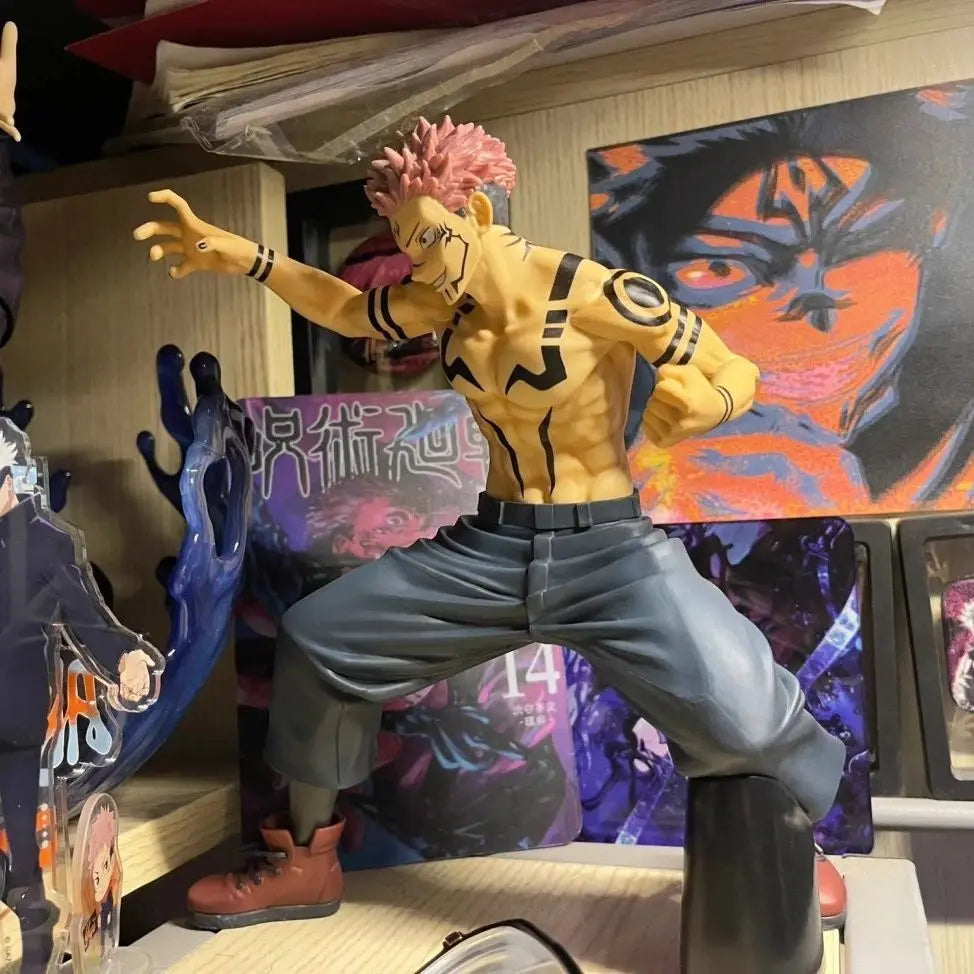 Bandai Original Banpresto Maximatic Jujutsu Kaisen Ryomen Sukuna Spezielle Farbe Anime Abbildung Modell Spielzeug Ornament Geschenk Kind