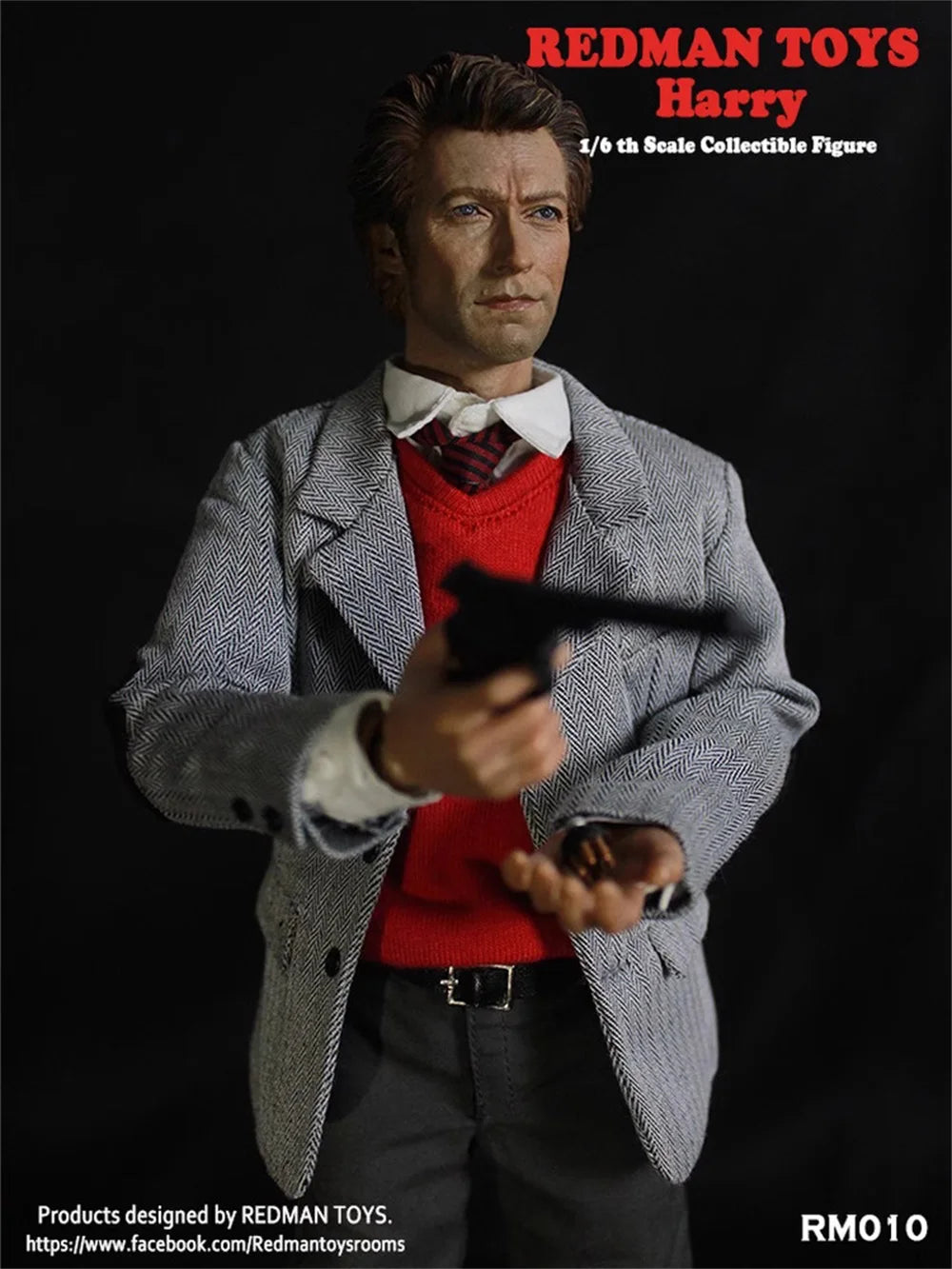 REDMAN TOYS RM010 Male Inspector Dirty Agent Full Set Moveable Action Figure Set Model For Fans Collect 1/6