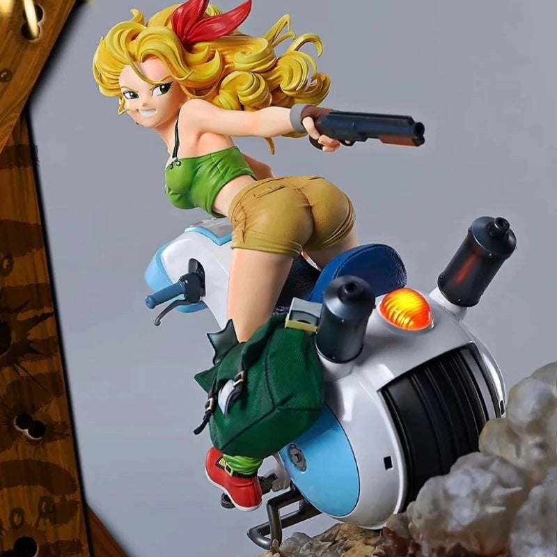 30cm Dragon Ball Anime Figure Lunch Periphery Resin Model Beautiful Girl Statue Desktop Decorative Ornaments Birthday Gifts Toys