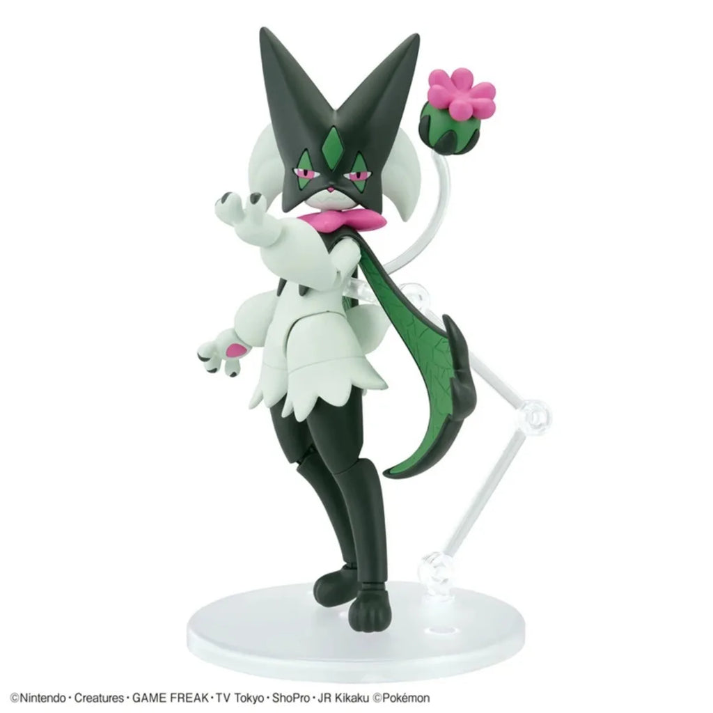 Genuine Bandai Original Pokemon Figure Model Kits Pokemon Evolution 1/12 Anime Figures Meowscarada Action Model Toys Gift For