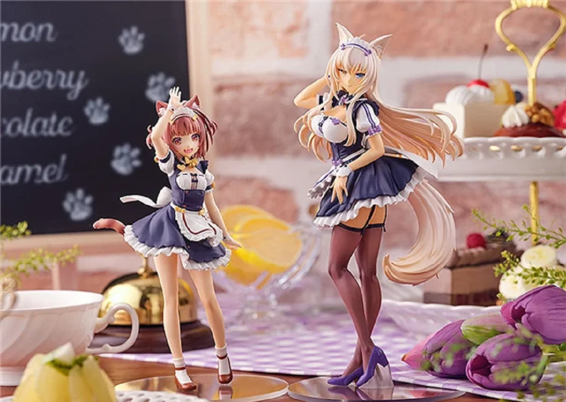New Cute Anime Nekopara Coconut Figure Standing Maid Outfit Ver Anime Azuki Model Gift Collection Action Figure PVC