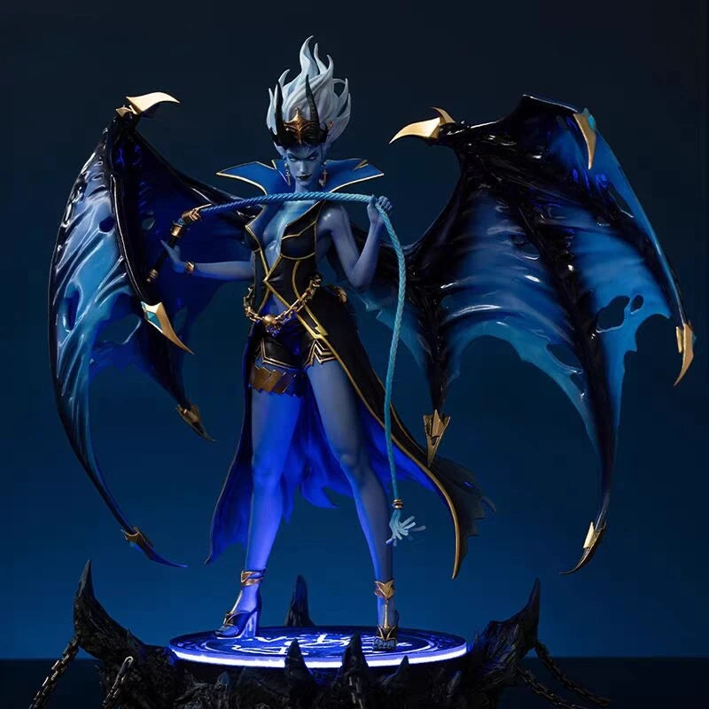 1/7 DOTA2 Queen of Pain Figure The New Demon King Luminous Base  Limited Time Collection Model  Halloween Gifts Children Toys